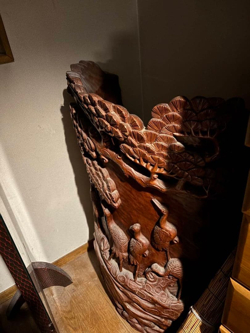 アジアンスタイル 木製彫刻 インテリア装飾