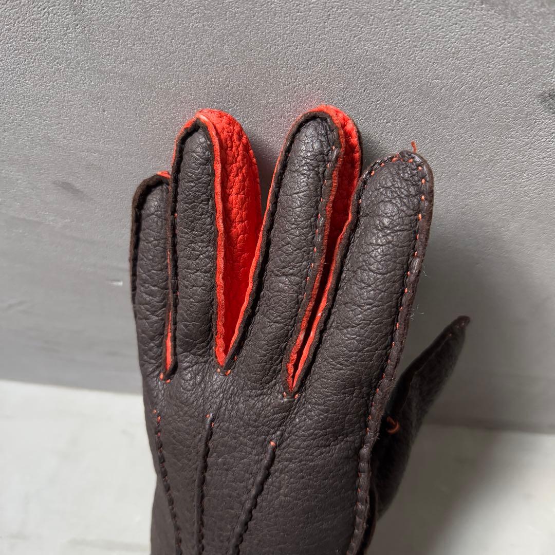 美品】ペッカリー グローブ カシミヤ バイカラー カリデイ 8 Mサイズ