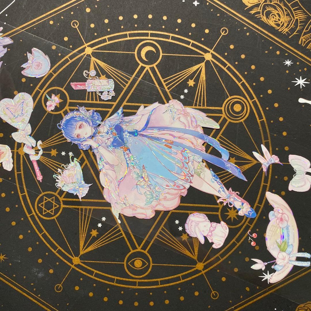 9238】海外 マステ 巻 貝殻光マスキングテープ 人物系 女の子残量多め