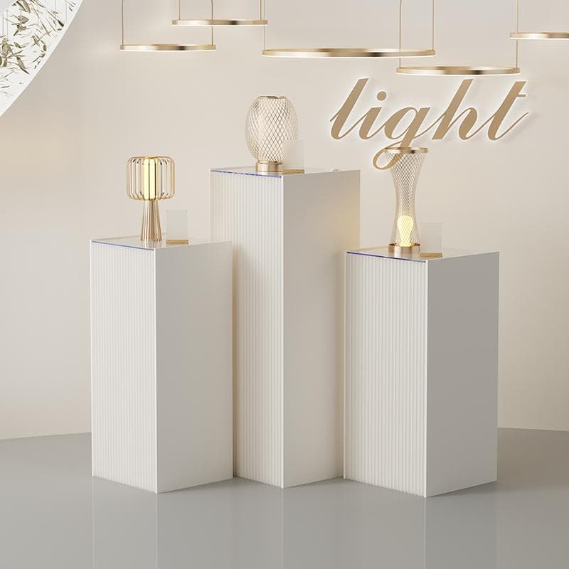 ディスプレイスタンド高さ118㎝長さ30㎝展示台 陳列台組立不要