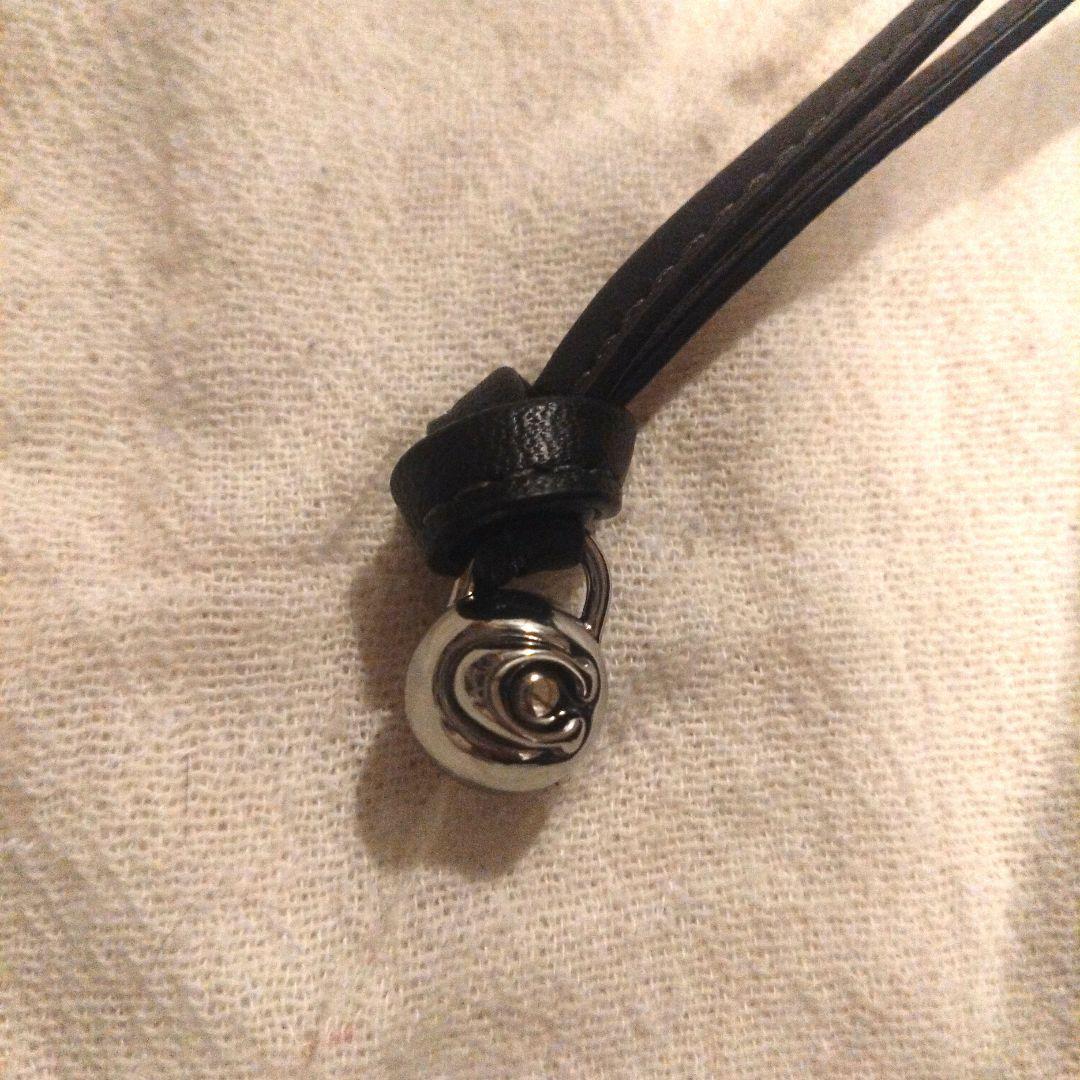 coach フェイ ドローストリング トート バッグ シルバー✕ブラック