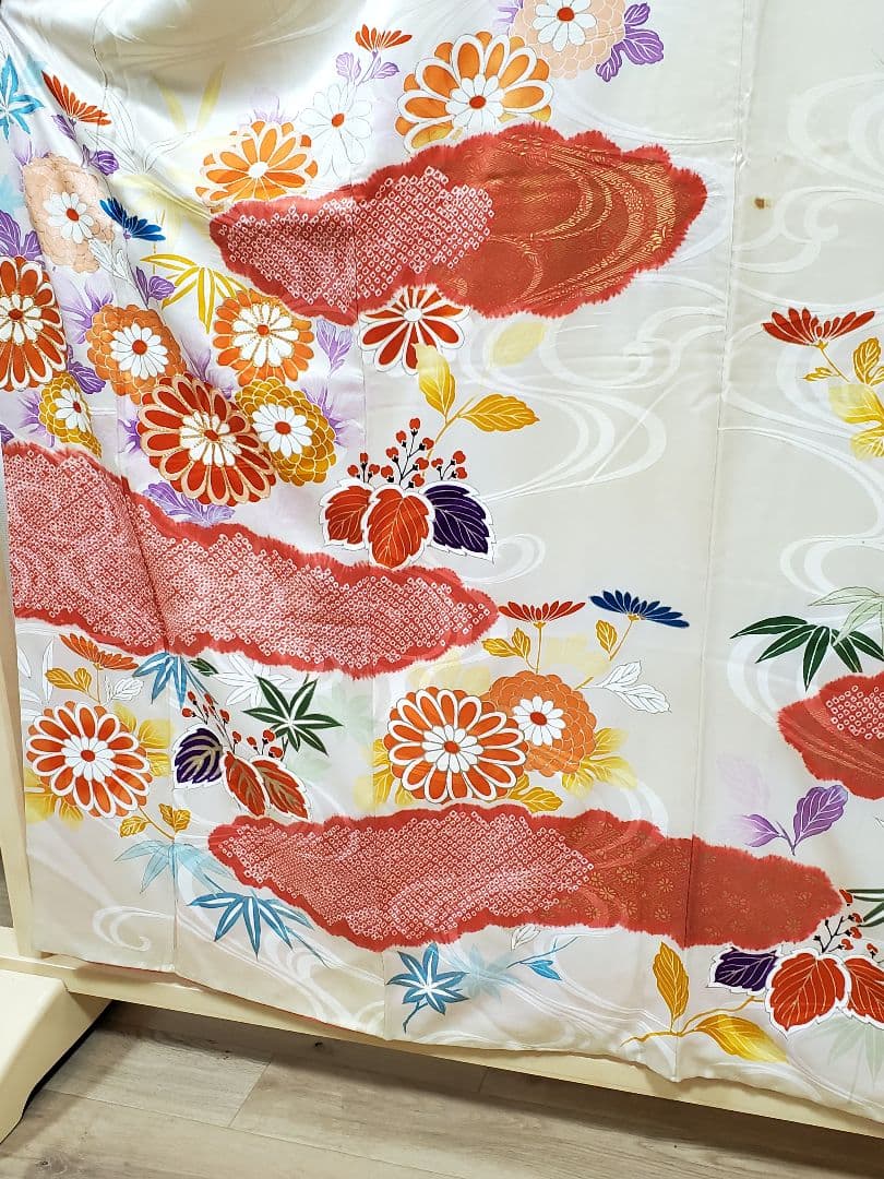 振り袖フルセット長襦袢付金彩刺繍金通し全通帯239