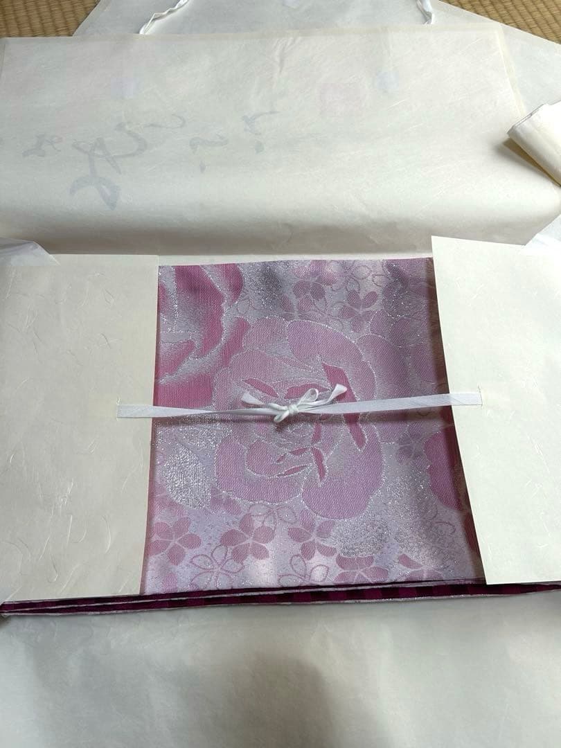 美品】華やかな紫色の振袖 1度使用 足袋（未使用）