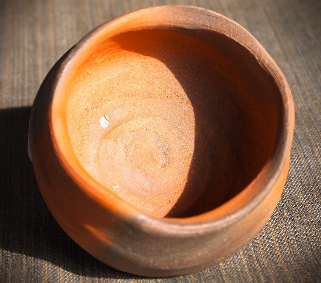 人気作家☆中村和樹【師：中村真・中村六郎】☆備前【窯変】ぐいのみAA