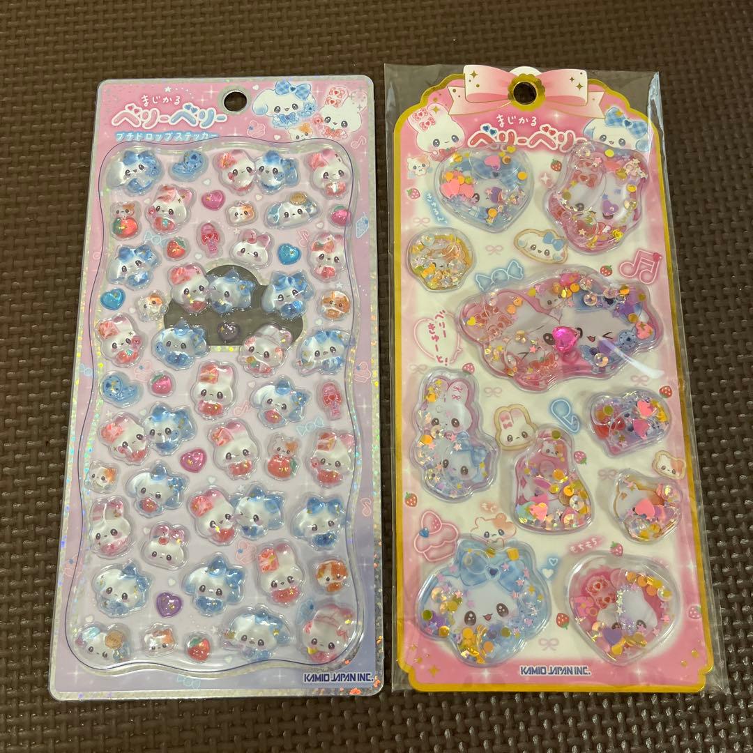 カミオジャパン　ジュエルプチドロップ　プチドロップステッカー　おはじきシール