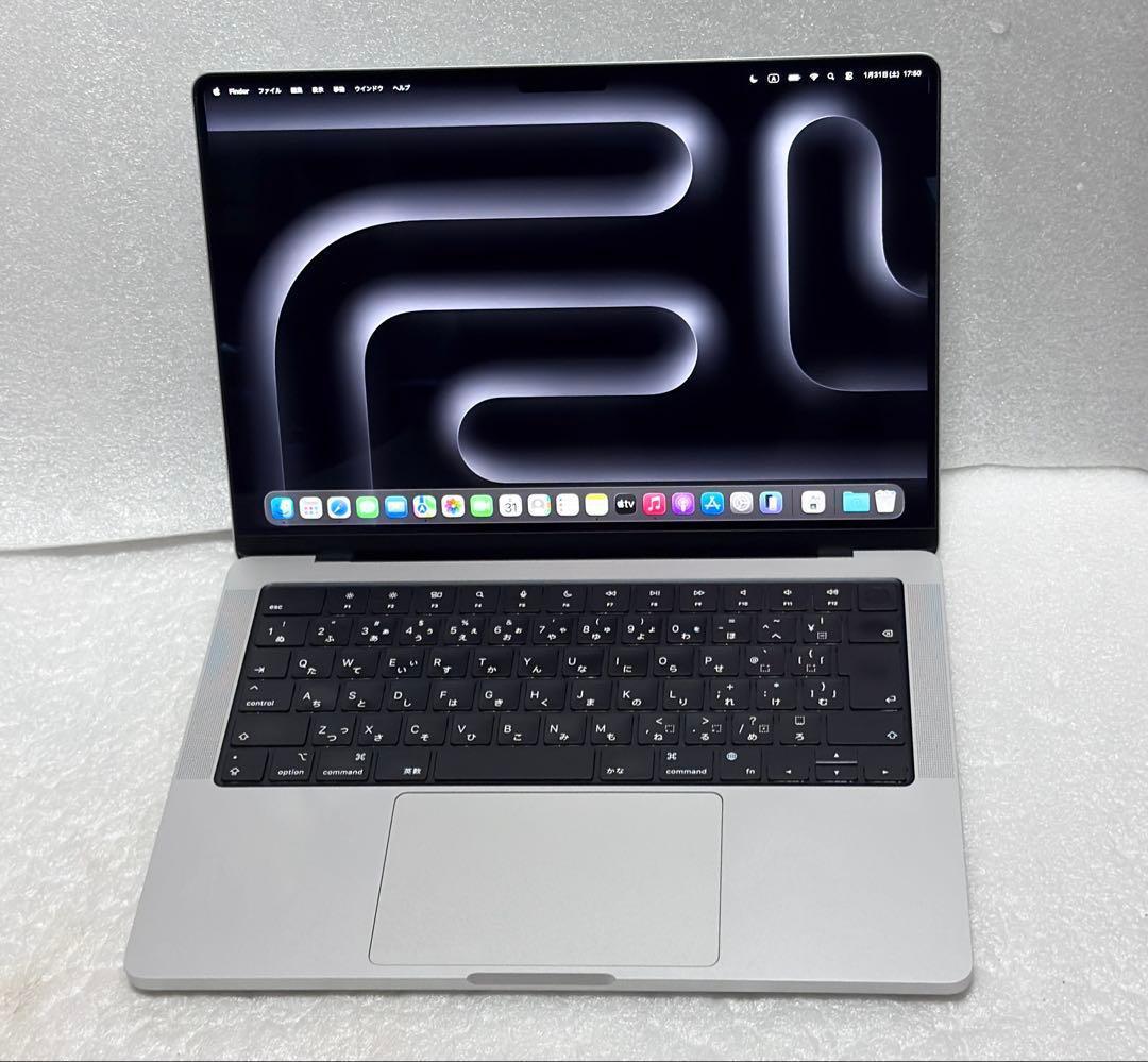 美品 MacBook Pro 14インチ M1Pro 32GB 1TB シルバー - メルカリ