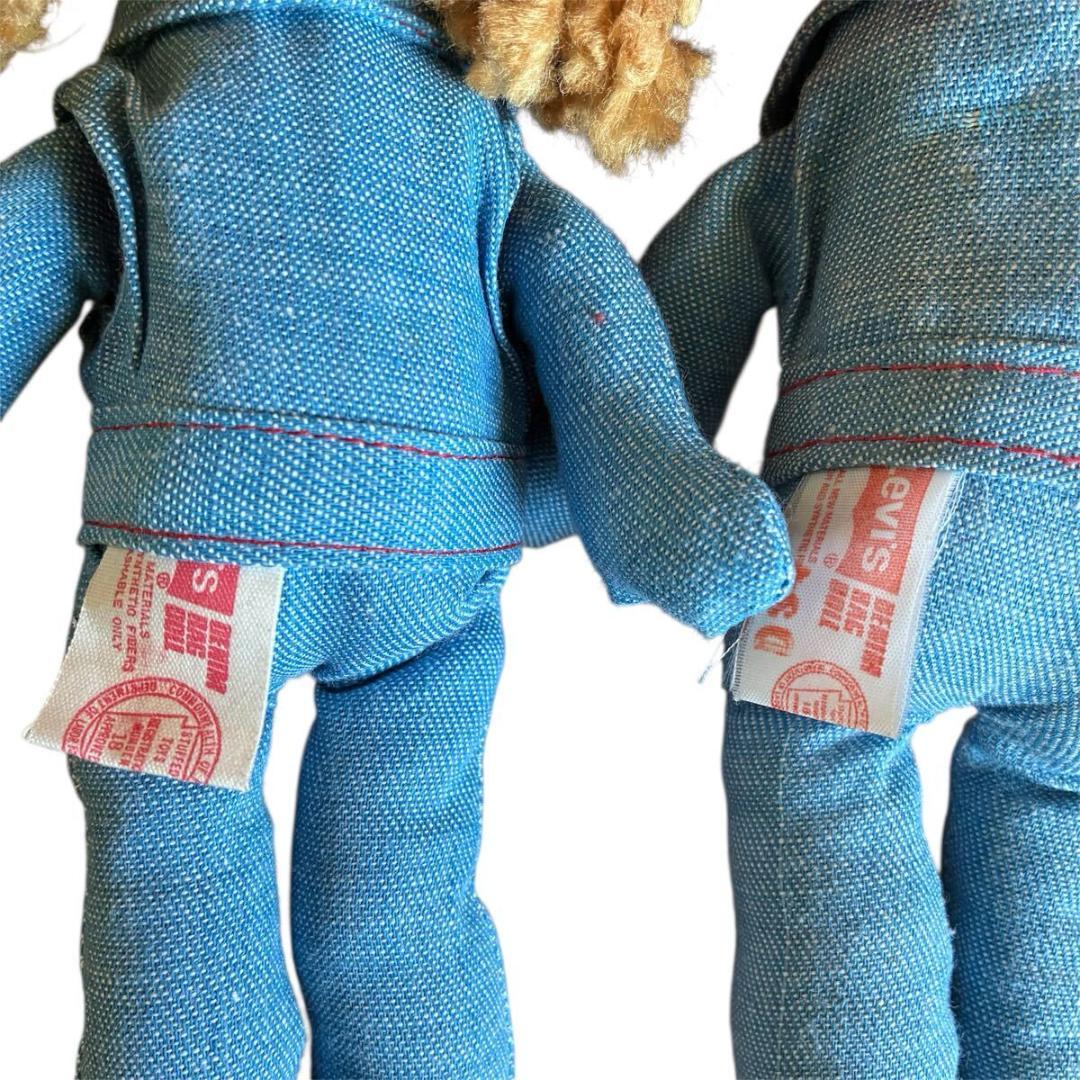 【超レア・2個セット】LEVI'S リーバイス デニムラグドール 非売品 ペア