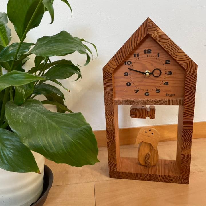 キコリ時計工房(Kicori) ネコとサカナの振り子時計