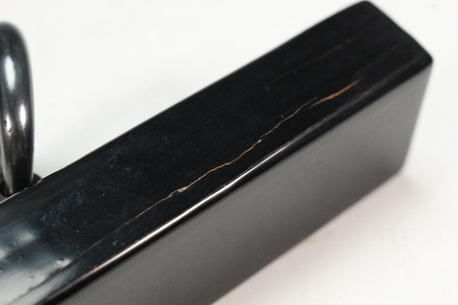 華道 漆塗り 釣瓶 花器 一対(K-A985)