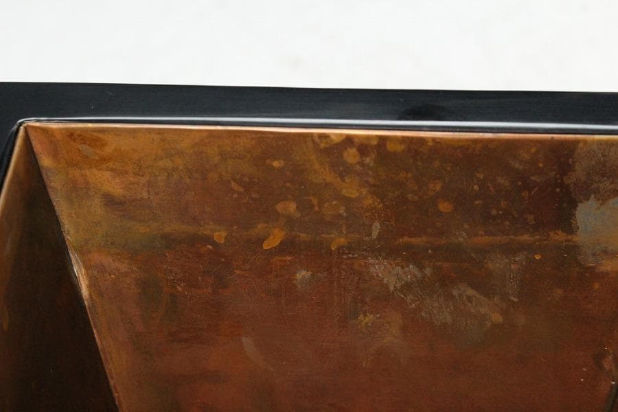 華道 漆塗り 釣瓶 花器 一対(K-A985)