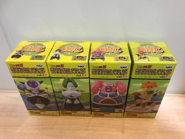 『ドラゴンボールZ』ワールドコレクタブルフィギュア「接近！ギニュー特戦隊」コンプ