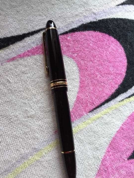 MONTBLANC 節約 モンブラン マイスターシュテュック 万年筆14K箱付き