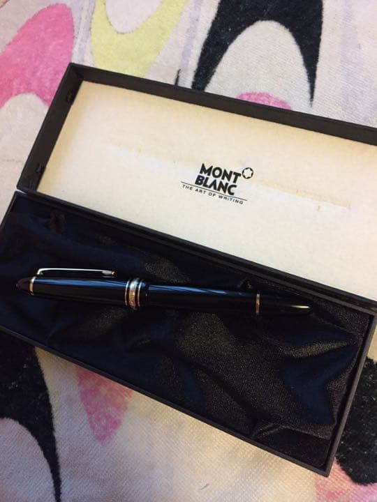 MONTBLANC 節約 モンブラン マイスターシュテュック 万年筆14K箱付き