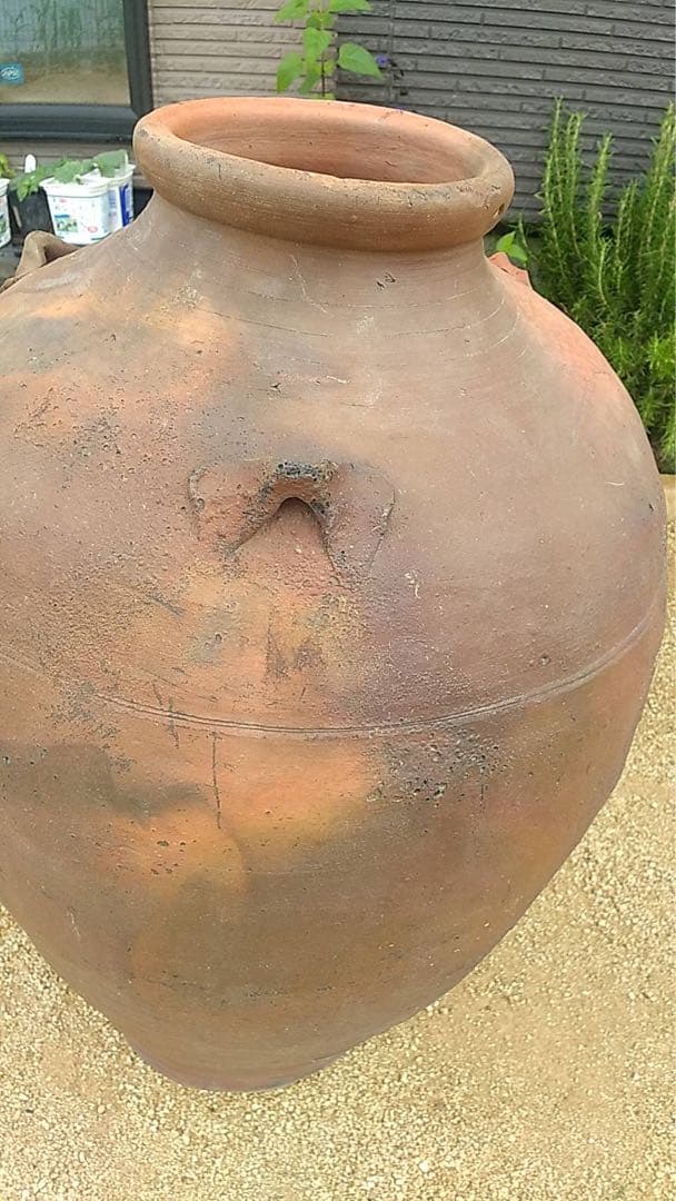 琉球壺　南蛮　焼締　泡盛酒　壺屋焼　古道具　古備前