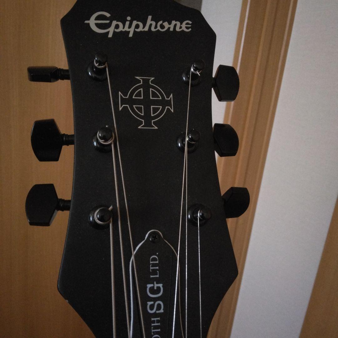Epiphone SG gothブラックエレキギター