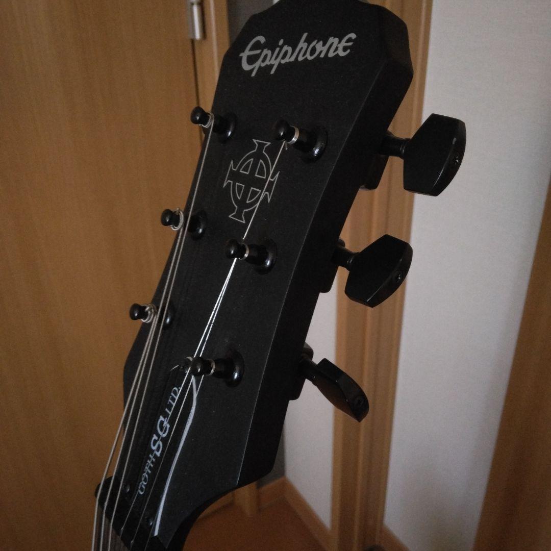 Epiphone SG gothブラックエレキギター