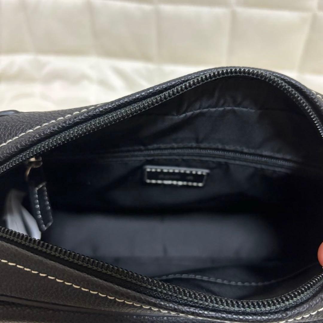 未使用に近い☆agnès b. ブラック　ショルダーバッグ