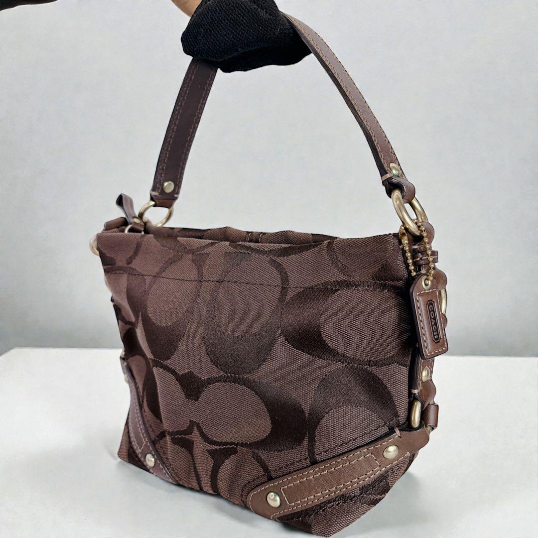 美品 COACH アクセサリーポーチ ショルダーバッグ ハンドバッグ