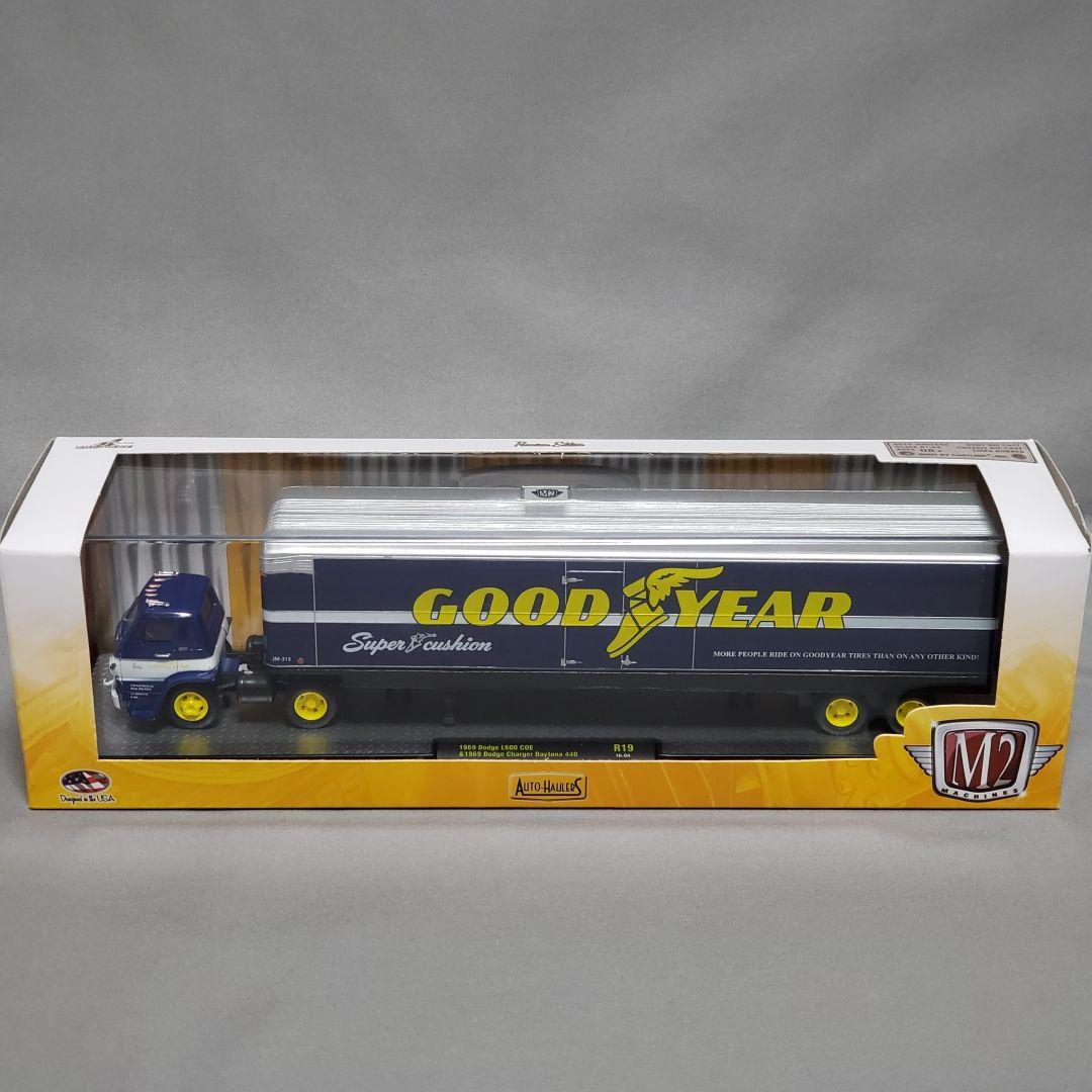 M2マシーン ダッジ　トレーラー&チャージャー・デイトナ　グッドイヤー　1/64