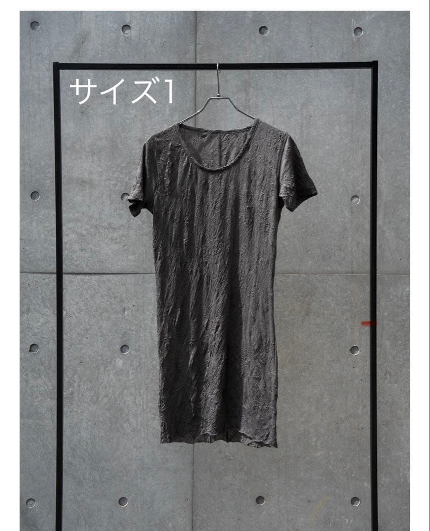トップス PRY Craft Fabric Layered U-neck T-shirt Craft Fabric Layered U-neck T-shirt【black】 – PRY