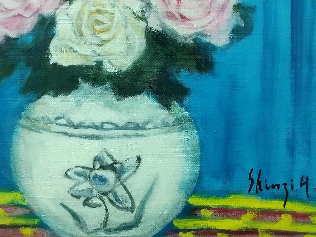 絵画「薔薇」 F8 油絵