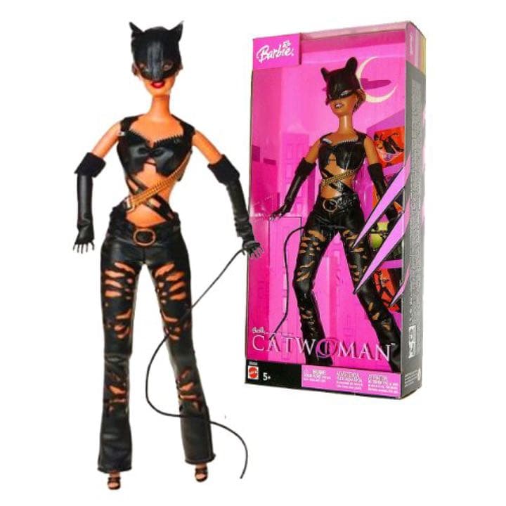 Barbie Cat Woman バービー　キャットウーマン Amazon.com: Barbie as Halle Berry in Catwoman : Toys & Games