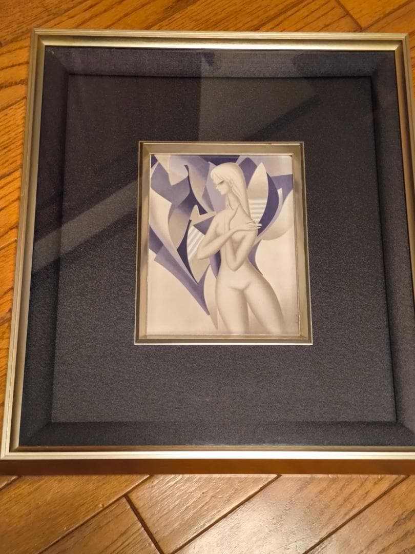 東郷青児3000部限定陶画『静かなるノラ』