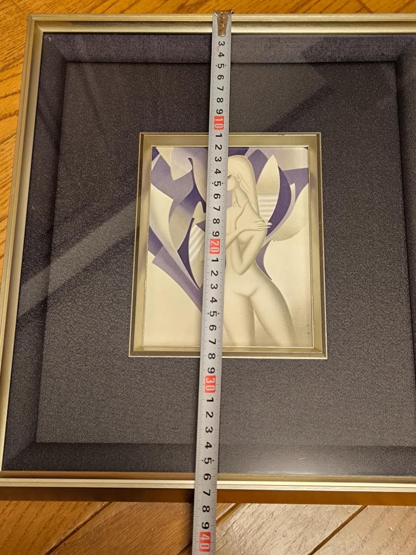 東郷青児3000部限定陶画『静かなるノラ』