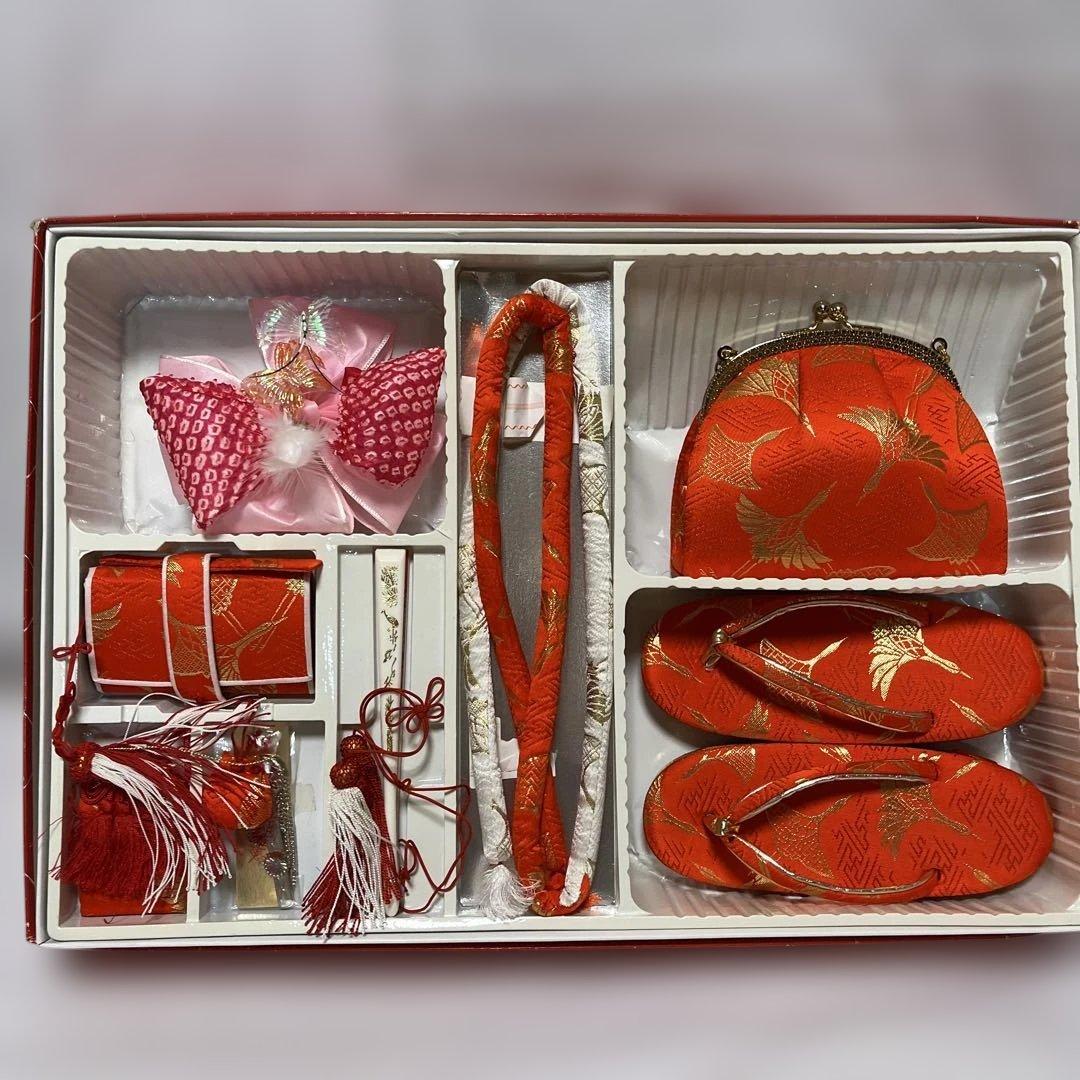 R*Y様 2-上　七五三　お正月　女の子　着物　7歳　１4点セット