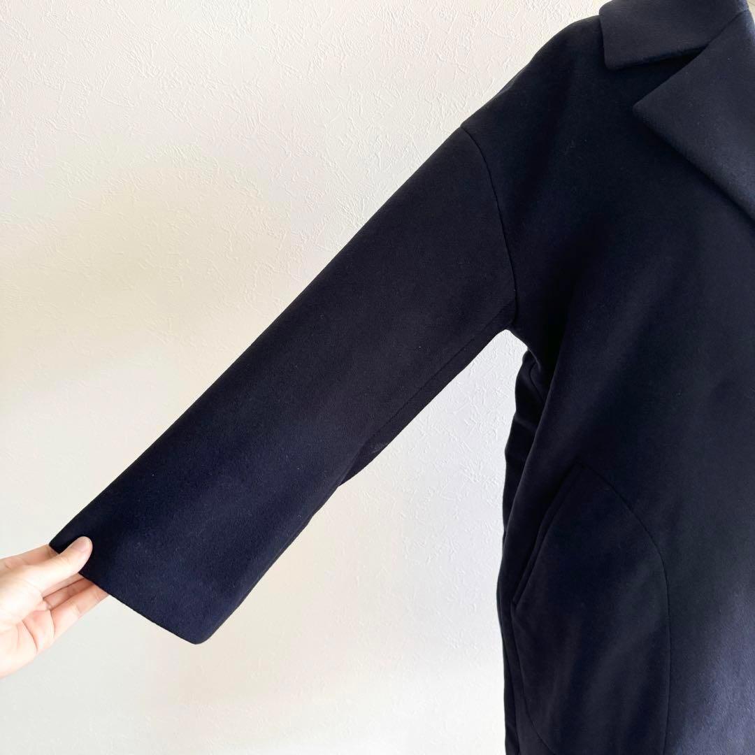 イエナ／極美品❤️人気定番MANTECOオーバーチェスターコート ネイビー