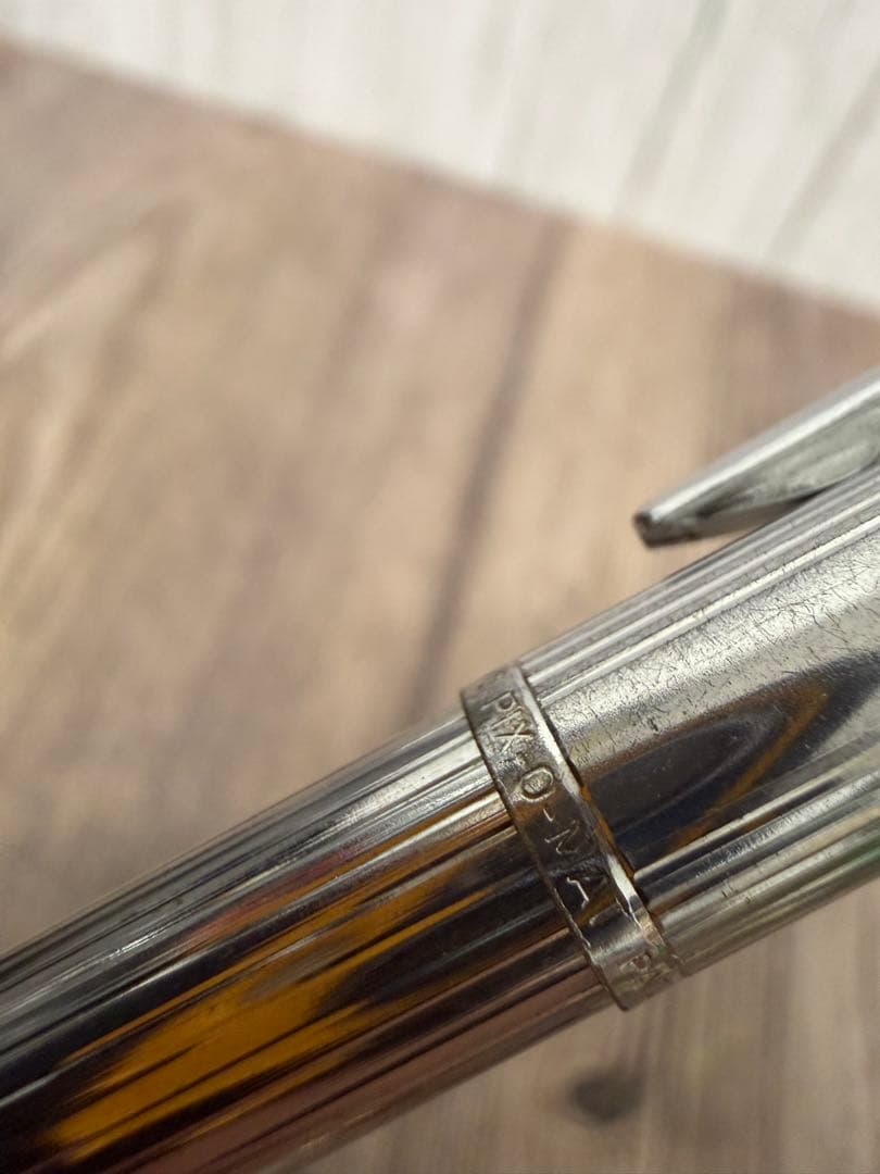 モンブラン/4色ボールペン/シルバー/中古品/