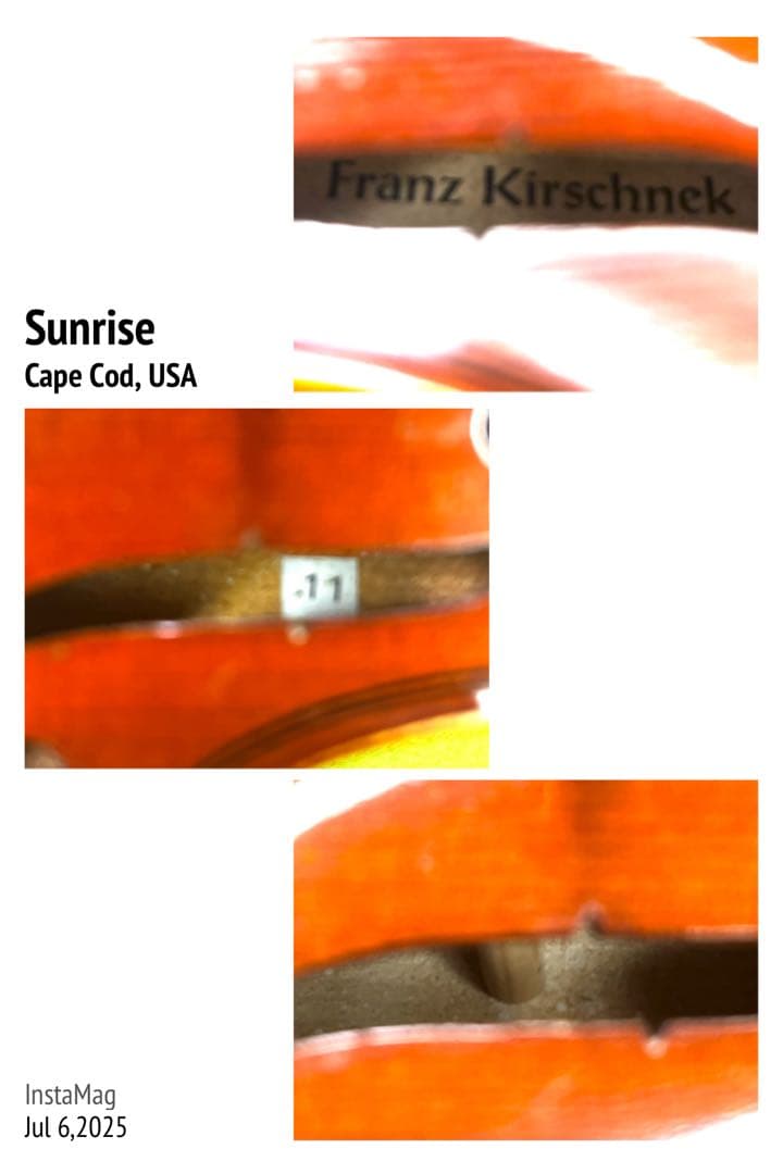 【新品弦張替済⭐️】ドイツ製 FranzKirschnekバイオリン2004年