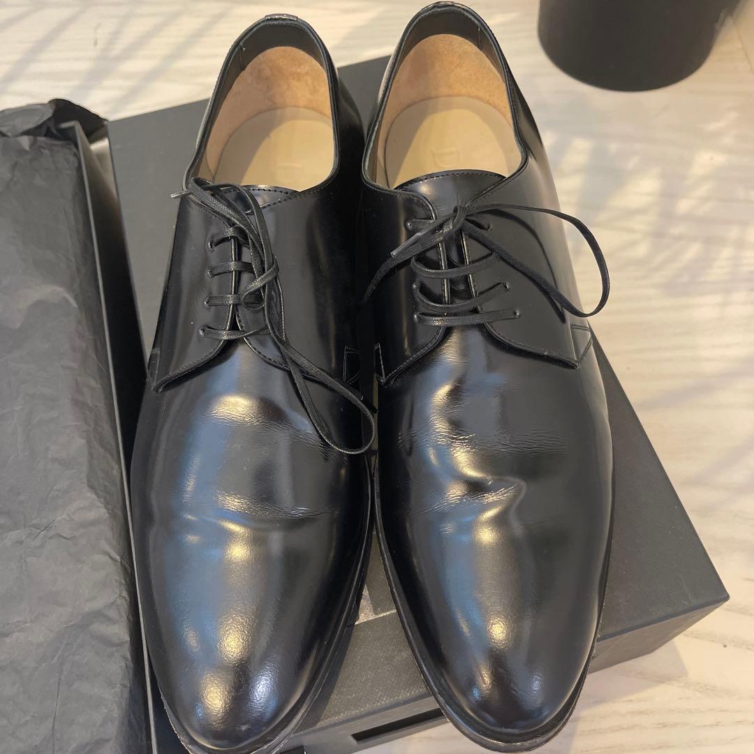 Dior HOMME パテントレザー ドレスシューズ黒 43(27cm)エナメル