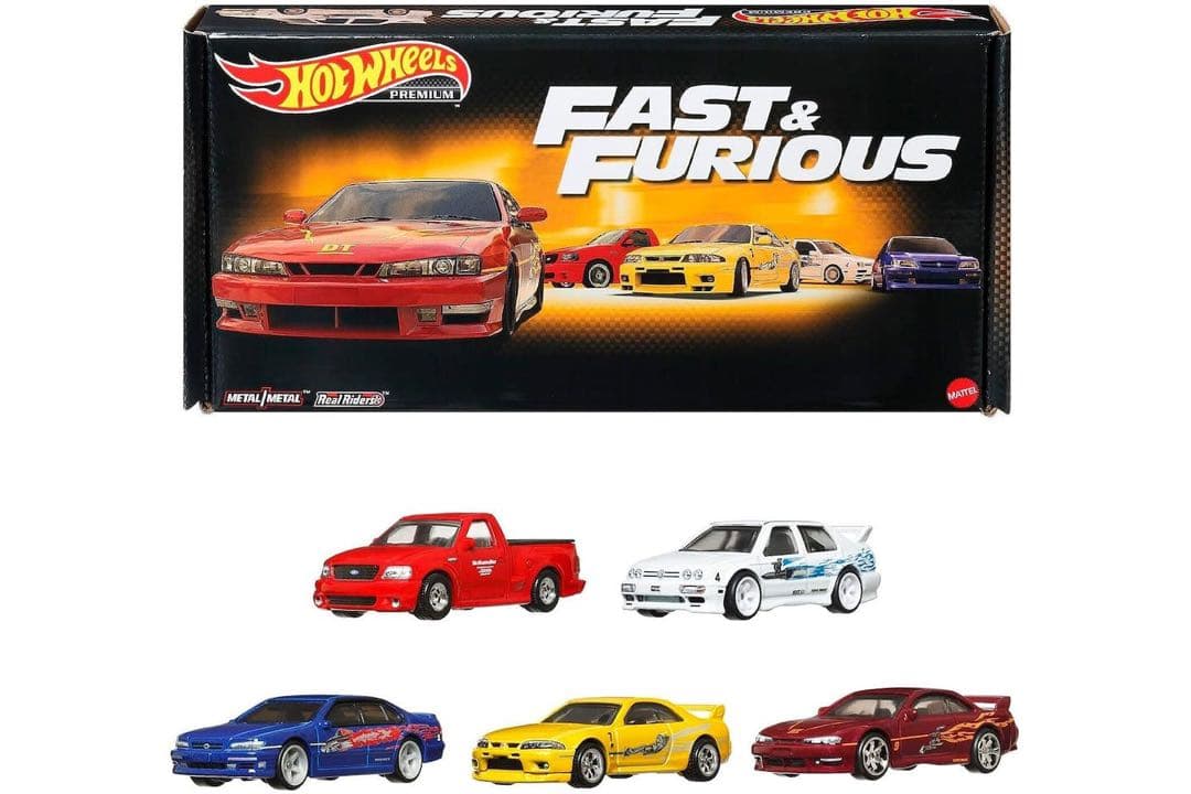 ホットウィール ワイルド・スピード プレミアムバンドル 5台セット
