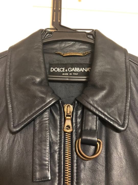 Dolce & Gabbana メンズ レザージャケット サイズ50