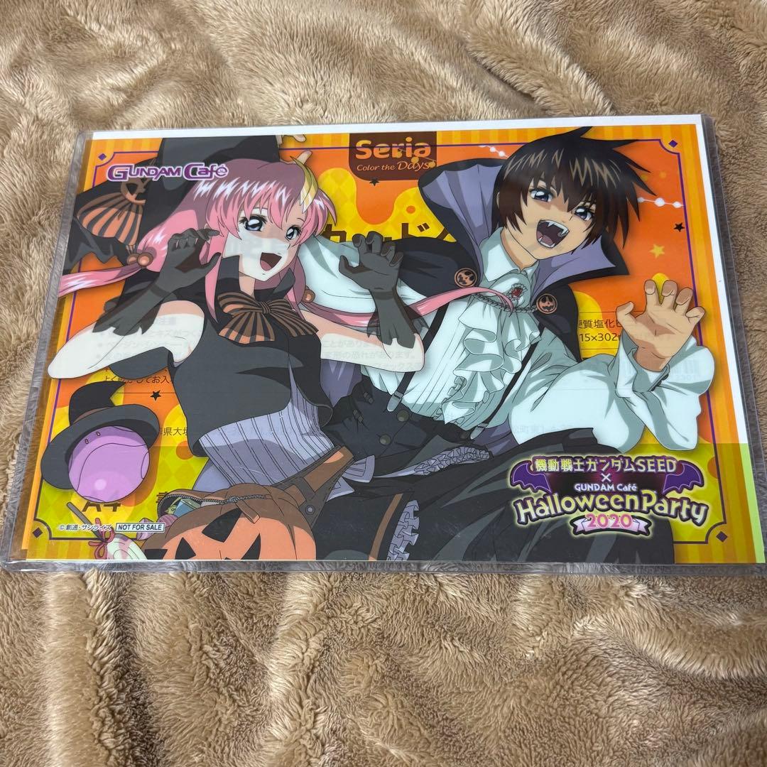 ガンダムカフェ ガンダムSEED特典クリアポスター キラ&ラクス ガンダム