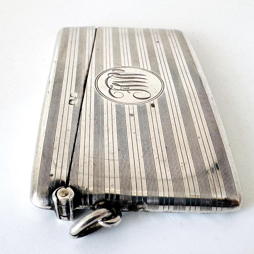 ★英国★純銀製/カードケース/イギリス/925/バーミンガム/ライオン