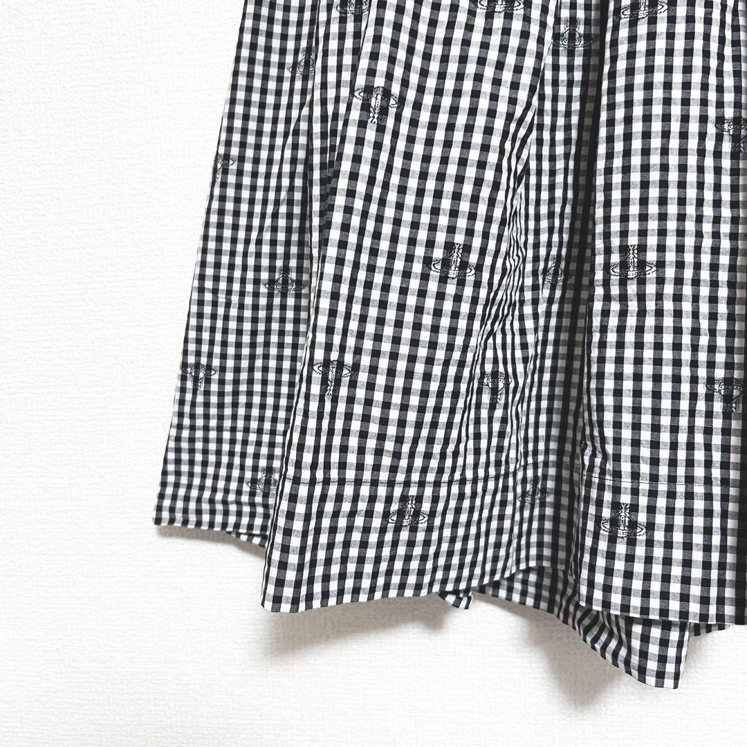 ヴィヴィアンウエストウッド スカート オーブ柄 リボン