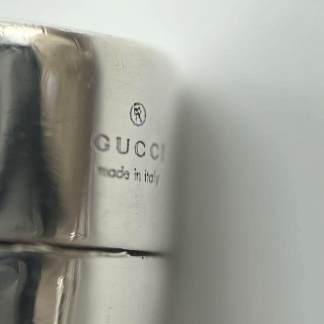 【GUCCI】グッチ シルバー バンブー バングル【付属品完備】⚠️
