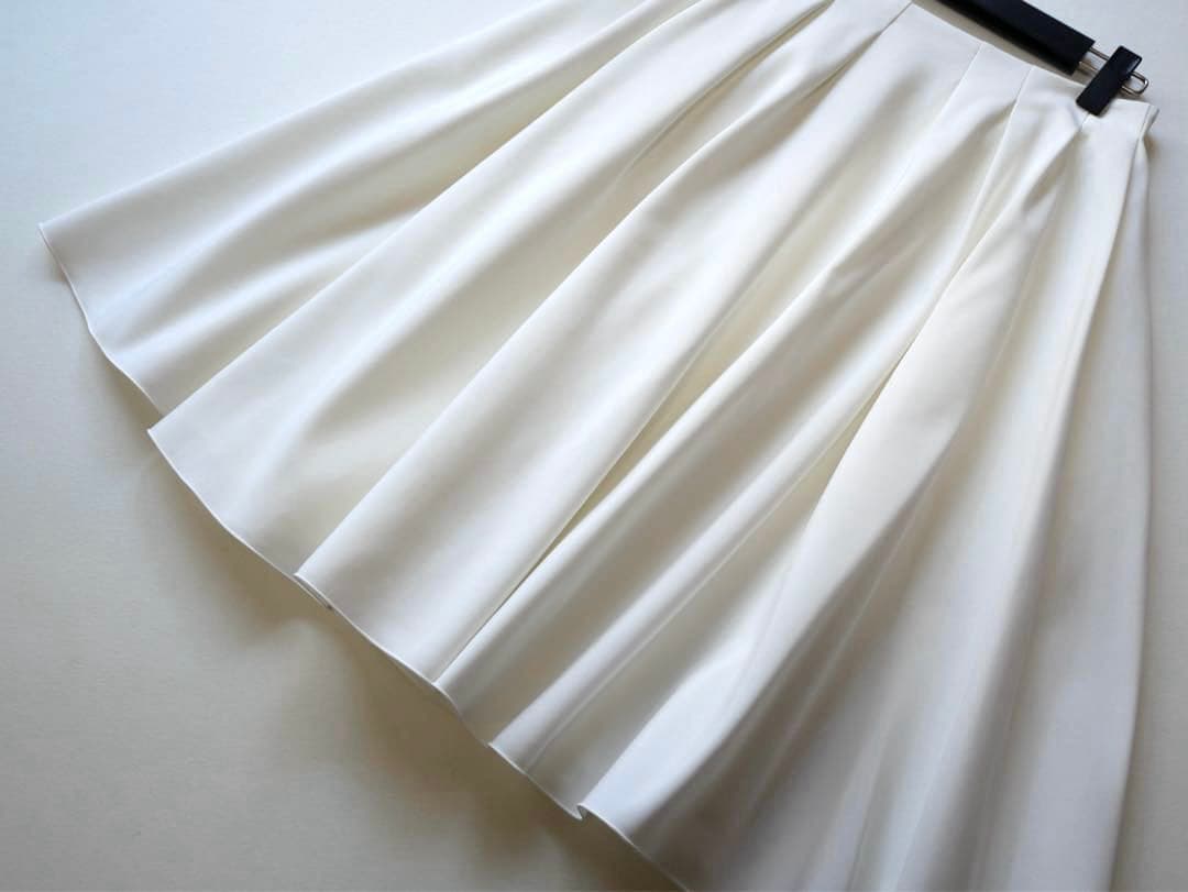 フォクシーニューヨーク　フレアースカート　サイズ40 ホワイト