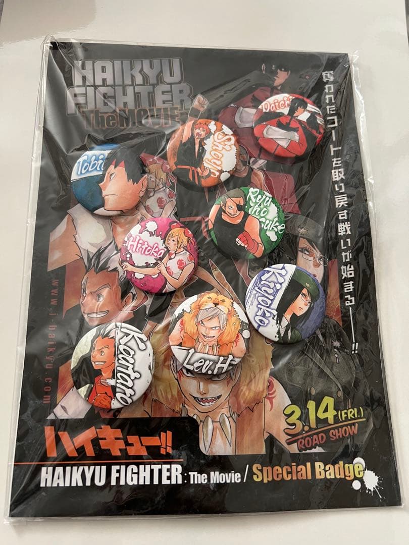 懸賞 ジャンプ HAIKYU FIGHTER ハイキューファイター 缶バッジ