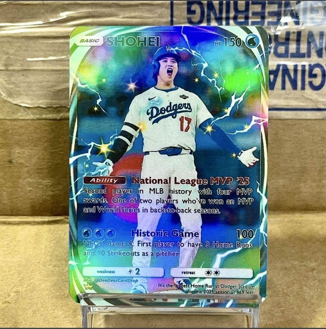 貴重】大谷翔平 カード National League MVP ポケモンカード - メルカリ