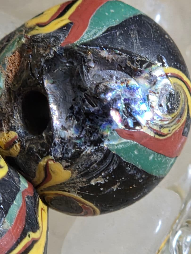 022 キングビーズ 割れ銀化あり king beads ビーズ5個セットの通販