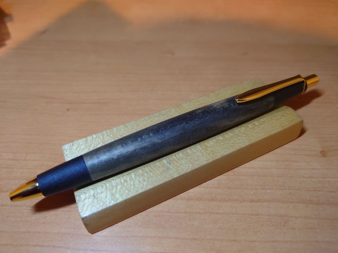 ボナン　黒柿　シャープペンシル　真鍮金具　木軸ペン　ボナンペン