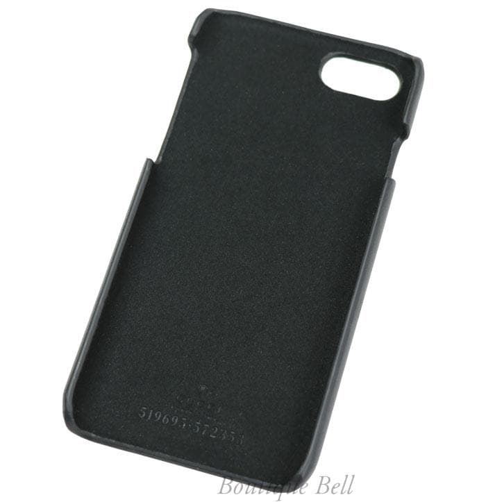 グッチ】GUCCY スターフレーム iPhone7/8/SEケース Black