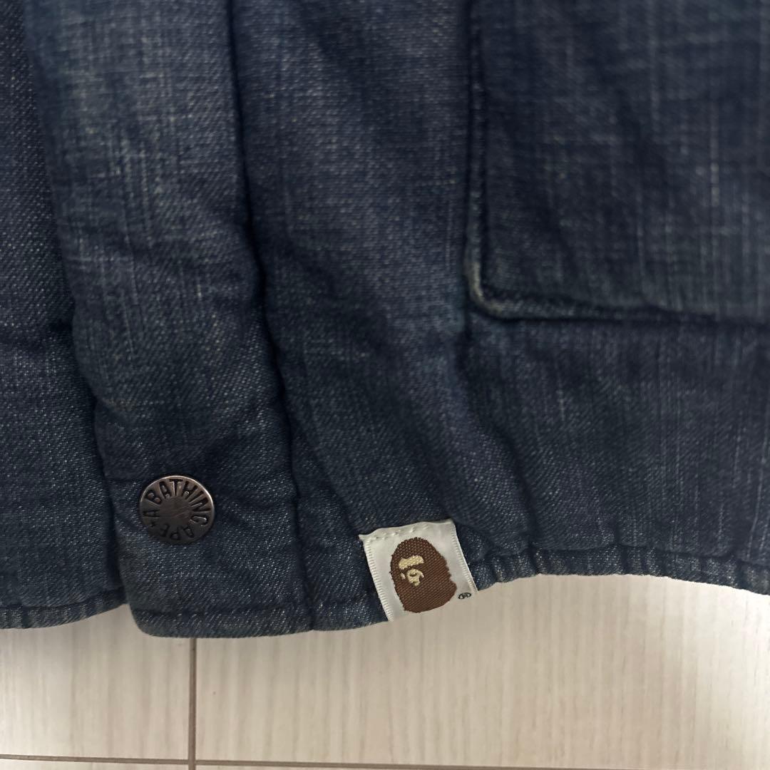 トヨちゃん A BATHING APE デニムダウン XL
