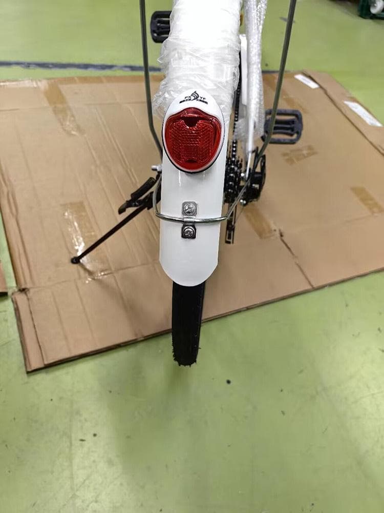 折りたたみ自転車 6段変速26インチ ミニベロ ママチャリカゴ付