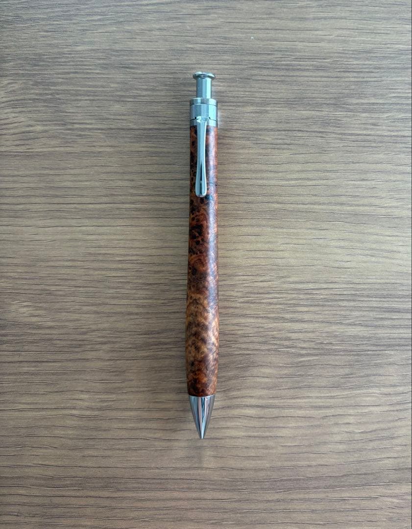 工房楔シャーペン　花梨こぶ　0.5mm