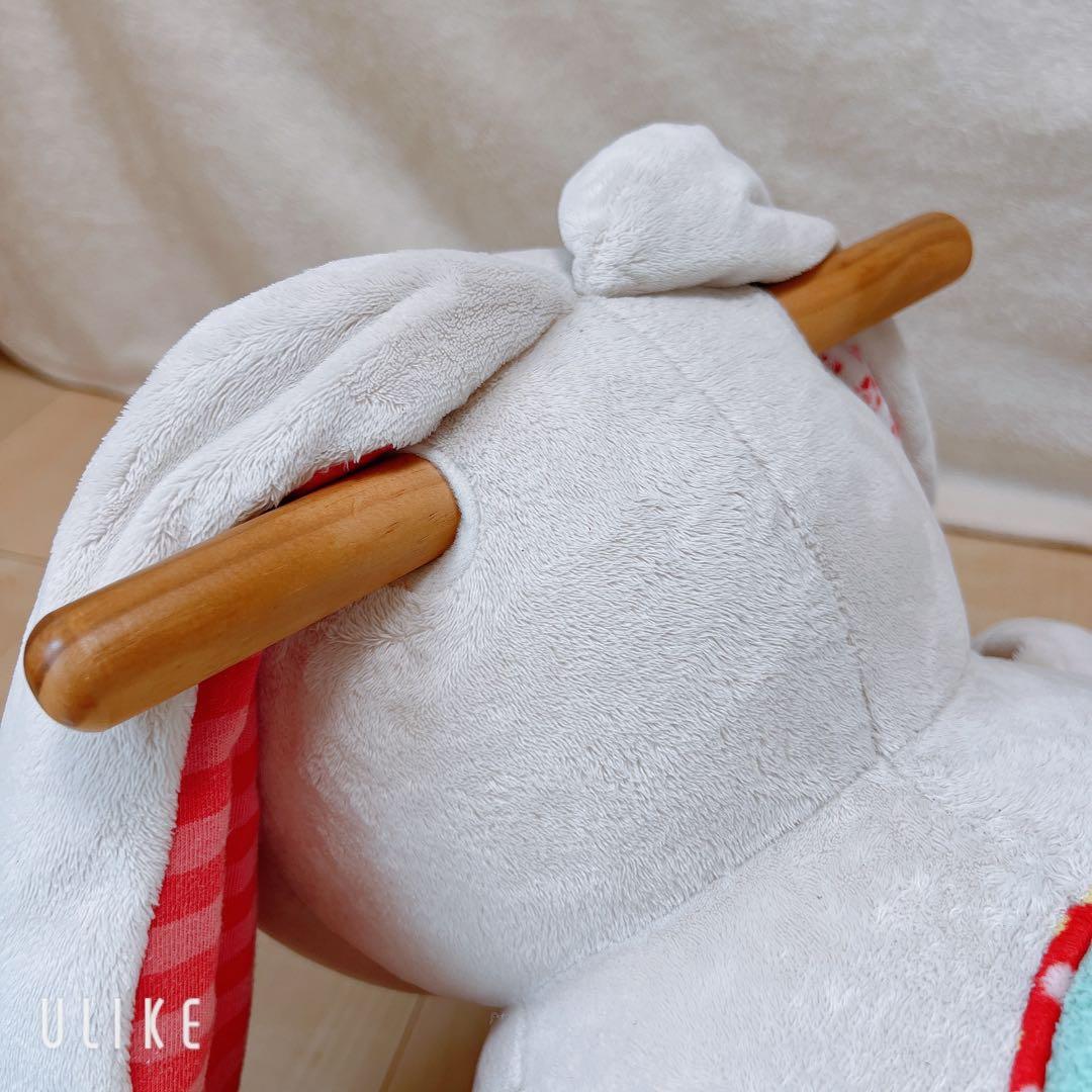 木馬　ベビー　おもちゃ　ニキ　ぬいぐるみ　キッズ　うさぎ　ロッキングチェア