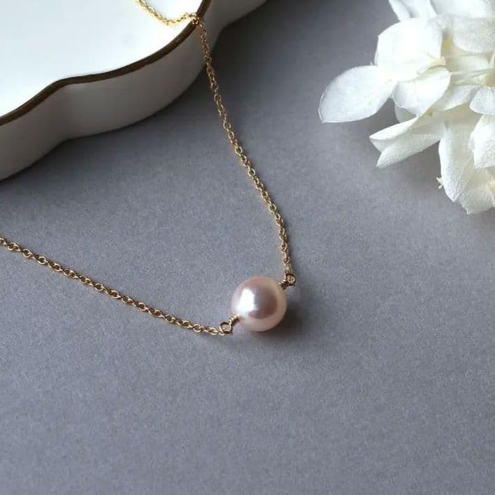 おともさん様専用︎あこや真珠フラワーカービング＊①ネックレス③